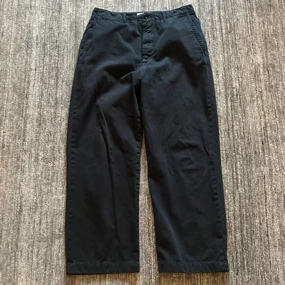 Buck Mason Baja Twill Field Chino Pant, Black, Size 32 - Picture 3 of 8
